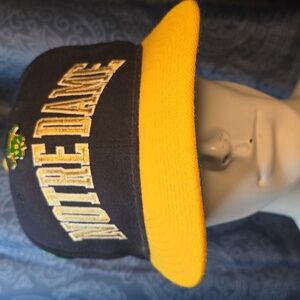 Notre Dame Fighting Irish Starter Fitted 7 1/2 Hat Cap Script 90's 100% Wool VTG